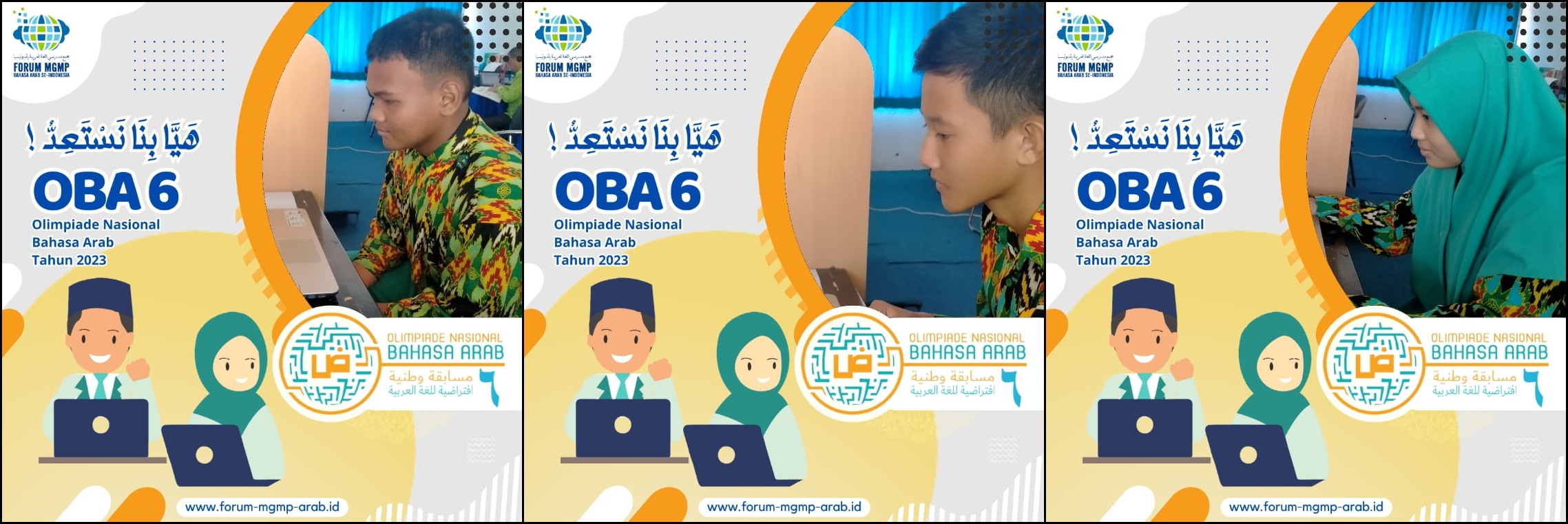 Di Ajang OBA, MTs.N 2 Kirim Tiga Siswa Olimpiade Bahasa Arab ALEF