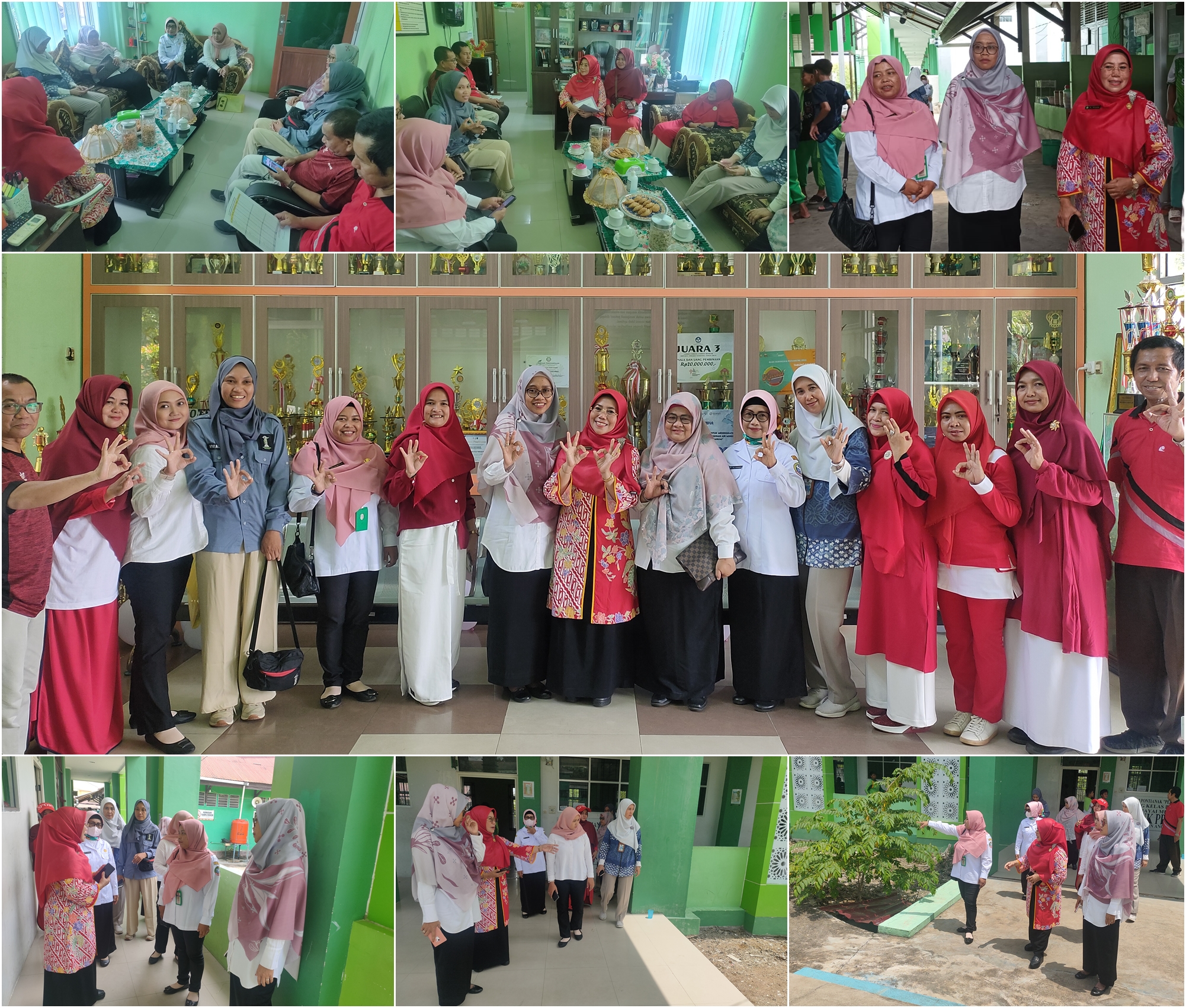 Tim Visitasi dan Verifikasi Adiwiyata Kunjungi MTs.N 2 Pontianak Visitasi Tim Adiwiyata Pemerintah Kota Pontianak