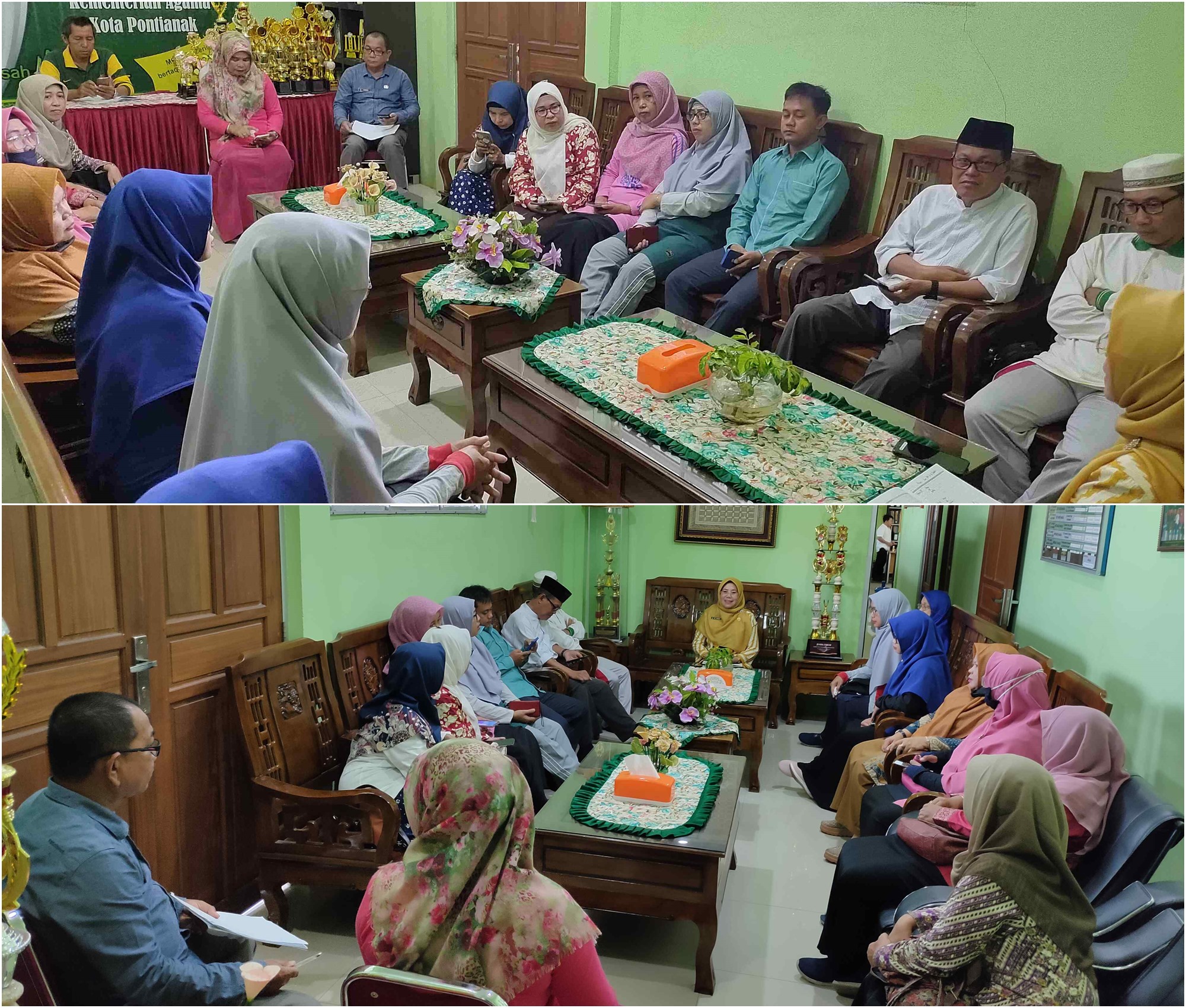 Bahas Kegiatan Keagamaan 1 Tahun Kedepan Kamad Rapat Bersama Tim Keagamaan