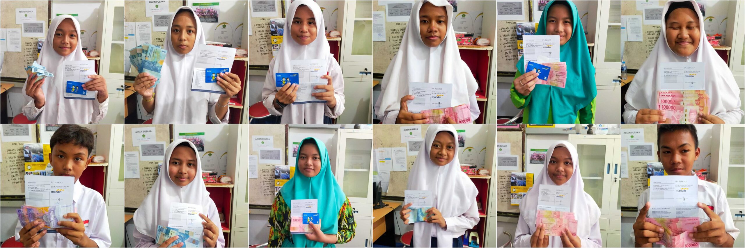 Dua Belas Penerima PIP MTs.N 2 Cairkan Dana PIP Scaled