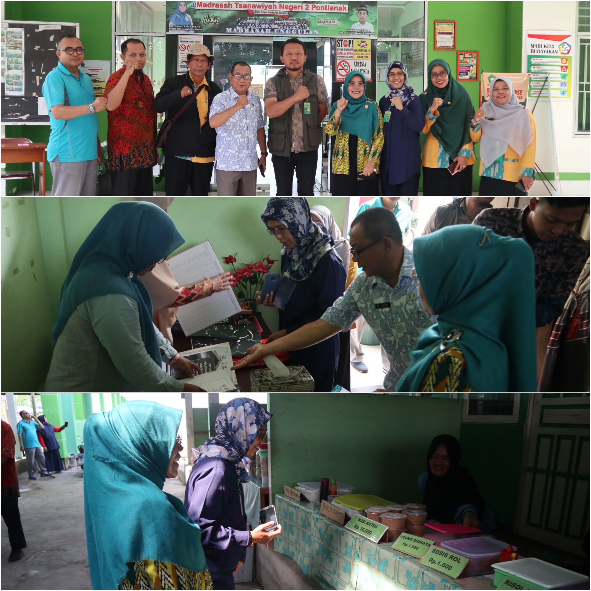 Tim Adiwiyata Nasional Kunjungi MTs.N 2 Pontianak