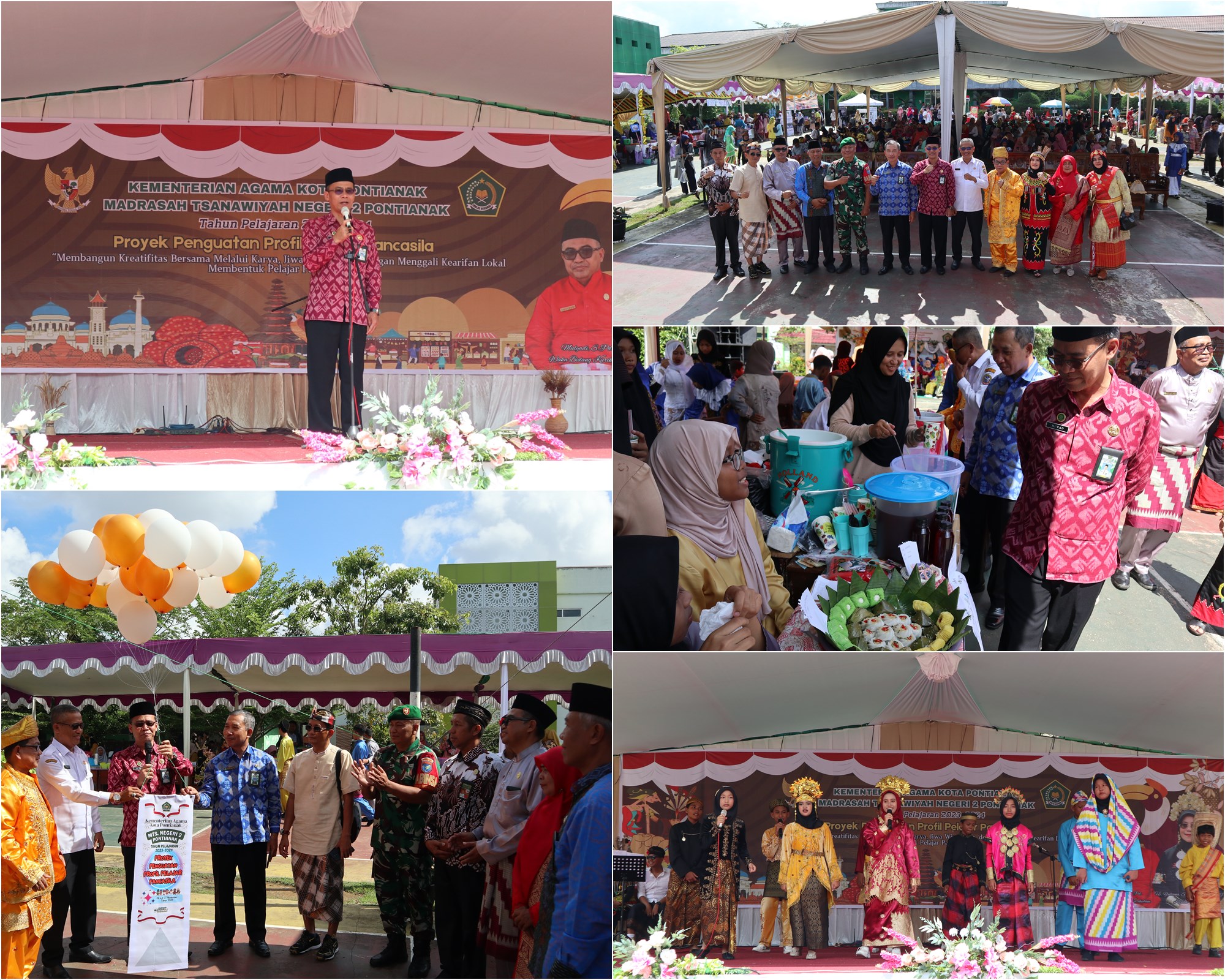 Dibuka KaKanKemenag Pagelaran P5 Hari Pertama Lancar