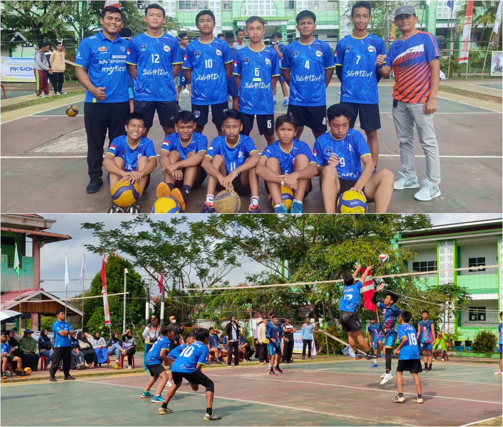 Final Volly Ball Putra Menutup Cabang Lomba Aksioma