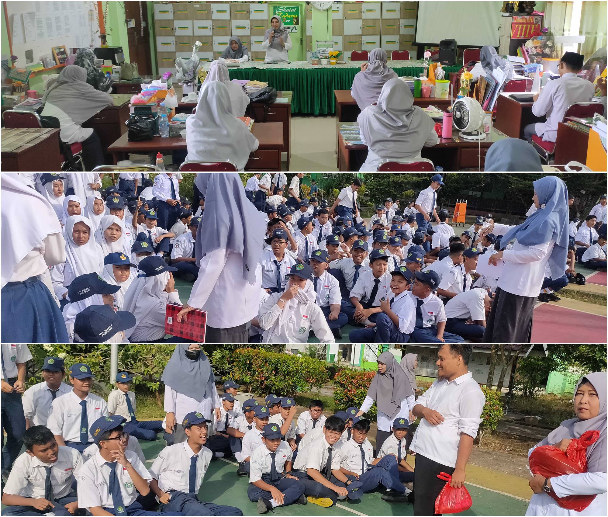 Kamad Pimpin Langsung Razia Bawaan Siswa