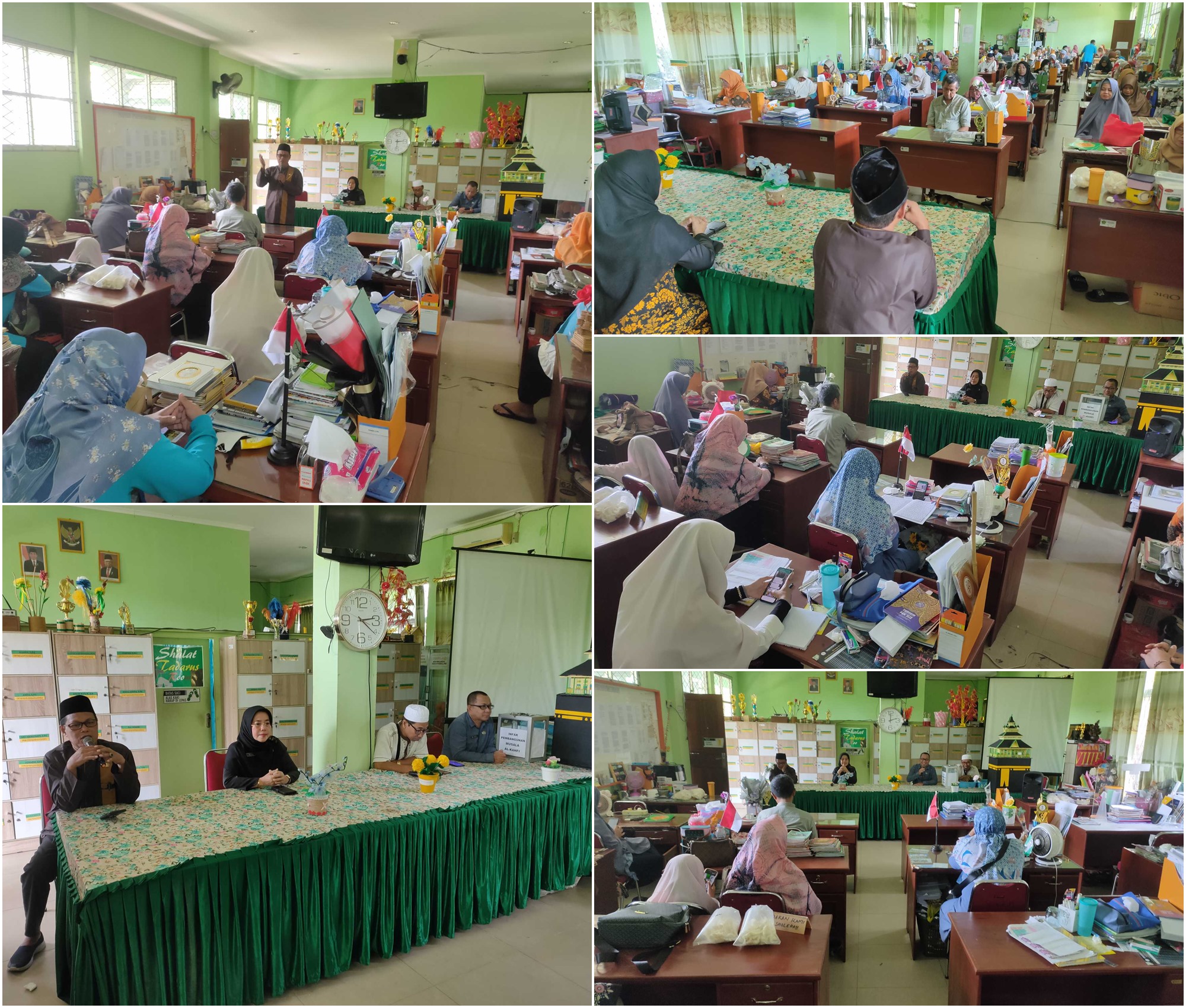 Ihya Ramadhan, Guru dan Pegawai MTs.N 2 Pontianak Hadiri Tausiyah Kegiatan Tausiyah Di Bulan Ramadhan 1445H 15 Maret 2024