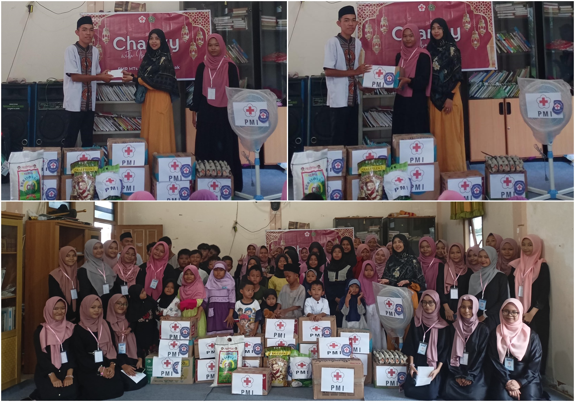 PMR Ibnu Sina MTs.N 2 Pontianak Kunjungi Panti Catur Dharma