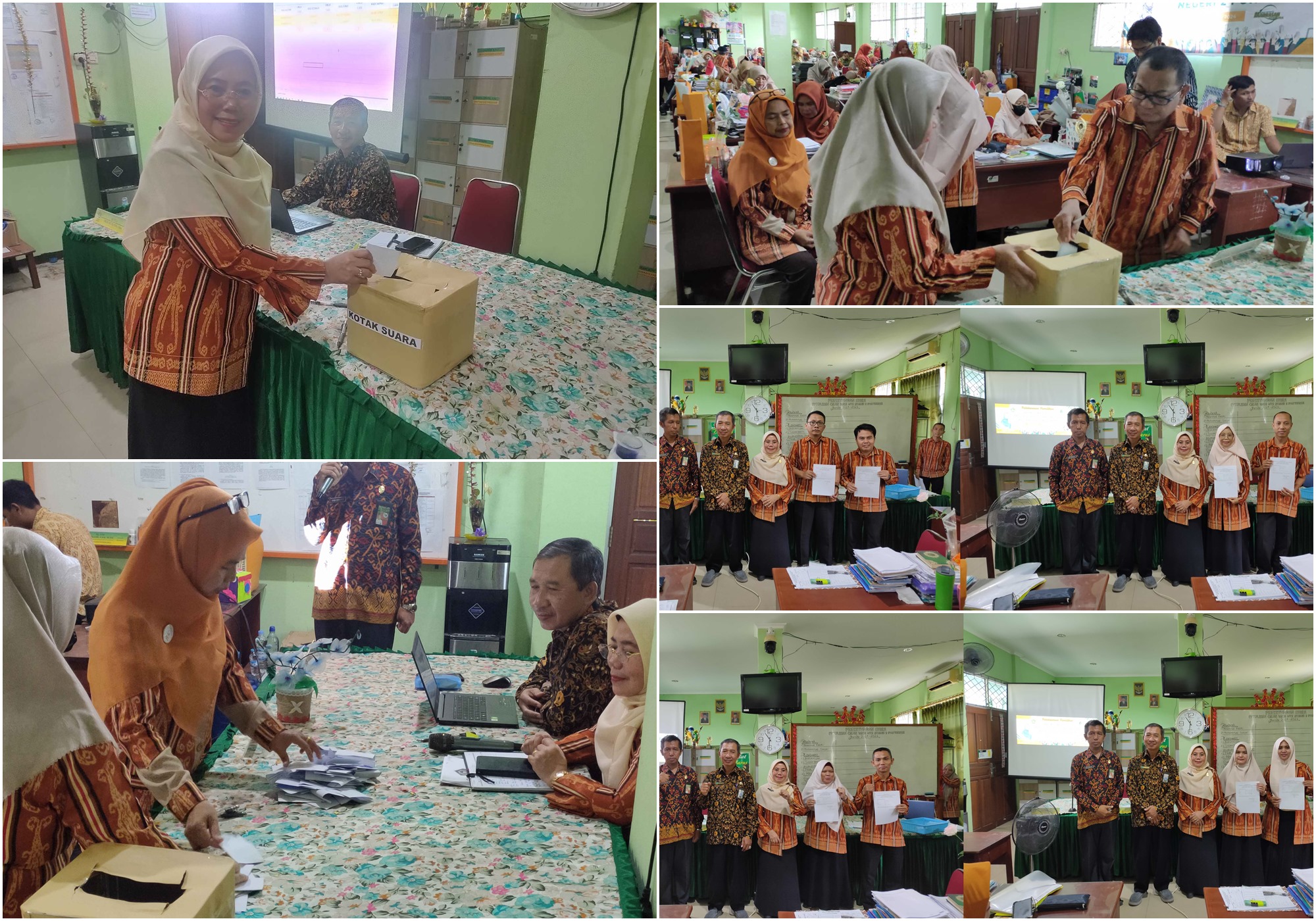 Pemilihan Waka Baru MTs.N 2 Pontianak Berlangsung Demokratis
