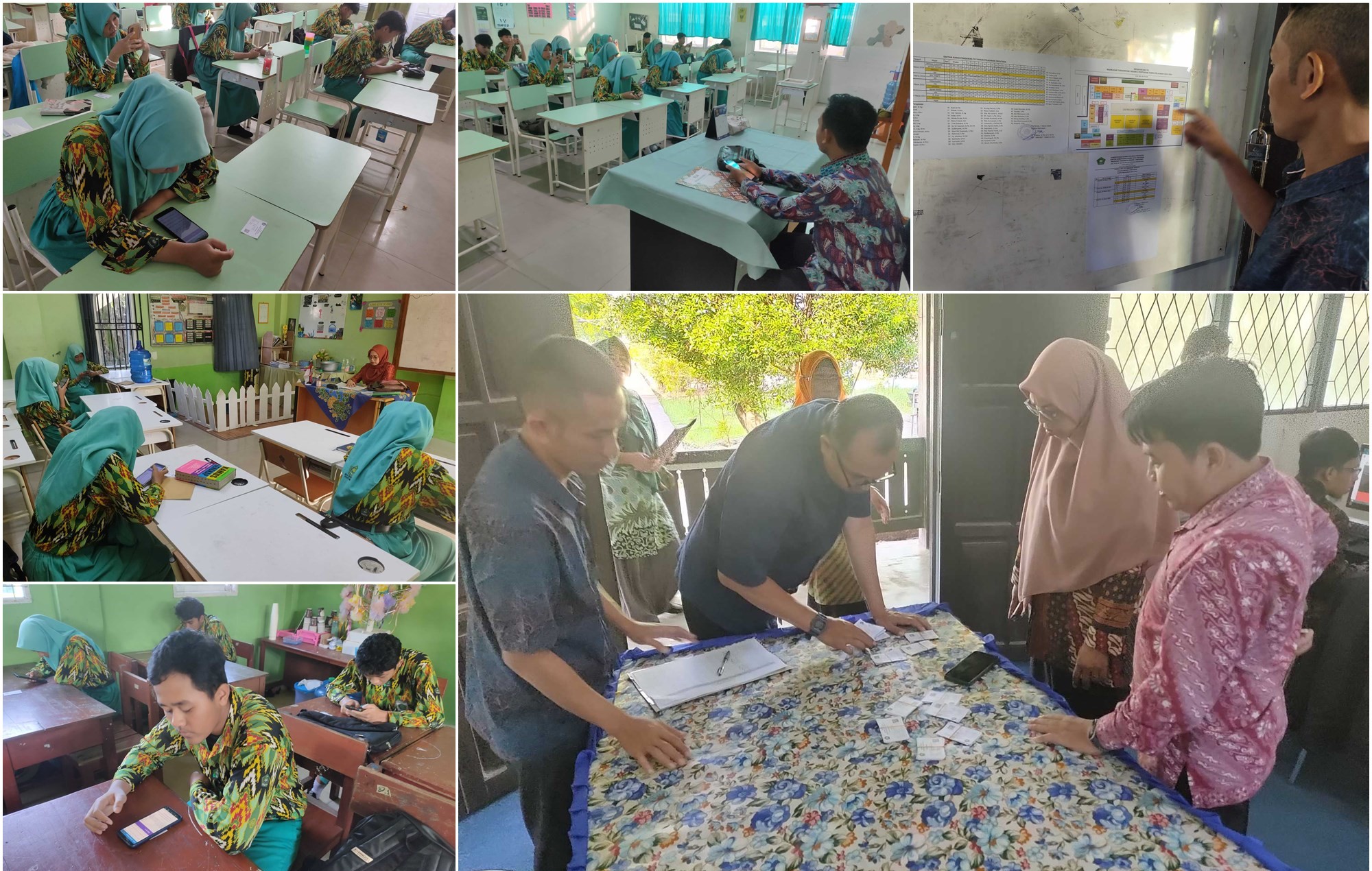 Siswa MTs. Negeri 2 Pontianak Kelas Sembilan Ikuti Try Out Siswa Kelas Sembilan Ikuti Try Out