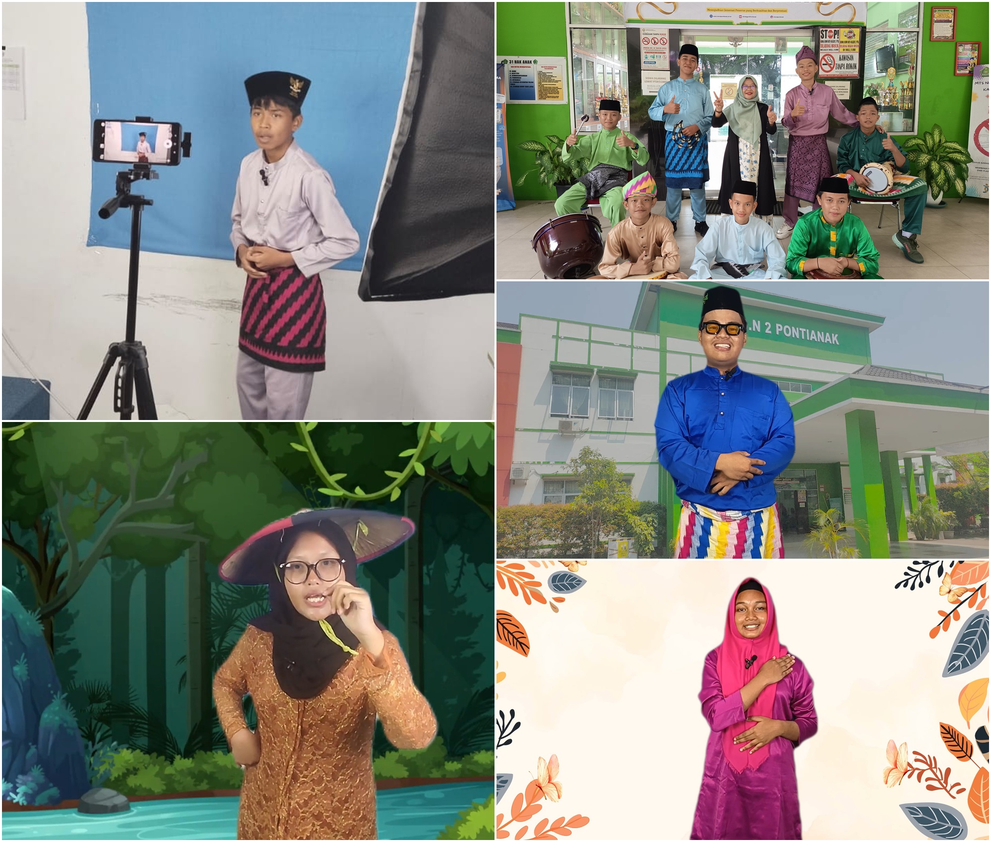 MTs Negeri 2 Pontianak Tunjukkan Semangat Berbahasa Di FTBI 2025