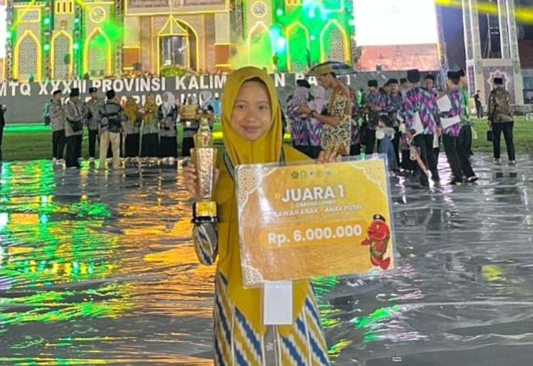 Rayatul Husnah Harumkan Nama MTs.N 2 Pontianak Di MTQ XXXIII Kalbar Tahun 2025