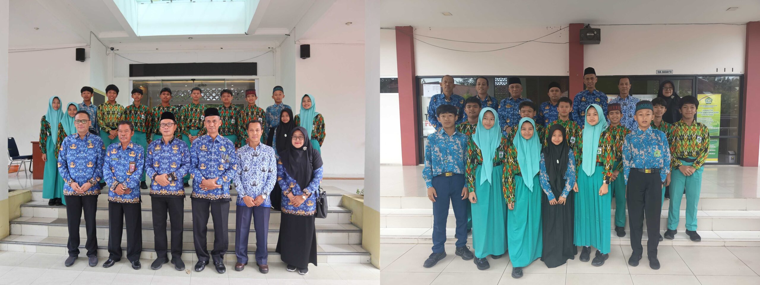 Borong Prestasi Nasional Hingga Internasional, 12 Siswa MTs. Negeri 2 Pontianak Audiensi dengan Kanwil Kemenag Kalbar dan Kemenag Kota Pontianak IMG 8731 Horz Scaled